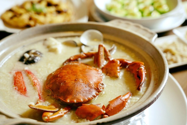 螃蟹米皇干貝粥雙人套餐