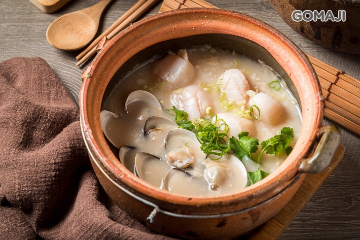 北海道生食干貝粥