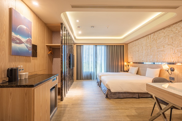 承攜雙床客房(台中自由館)