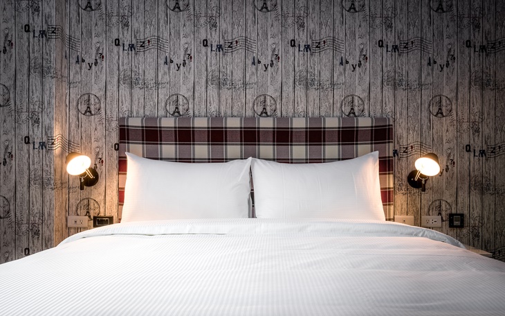 景觀雙人客房(市景)(台中自由)