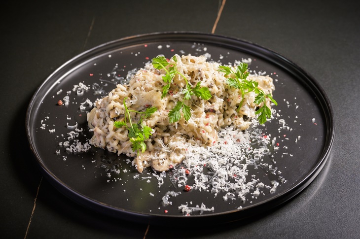 黑松露野菇帕達諾起司燉飯(奶蛋素)