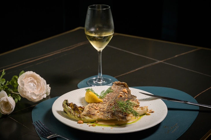 碳烤海鱸魚12oz.