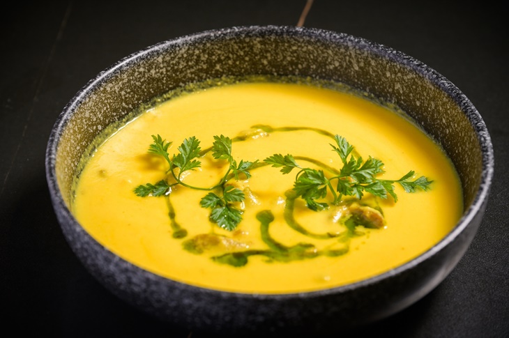 烤白花椰菜鹹培根濃湯