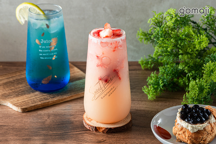 草莓多多氣泡飲