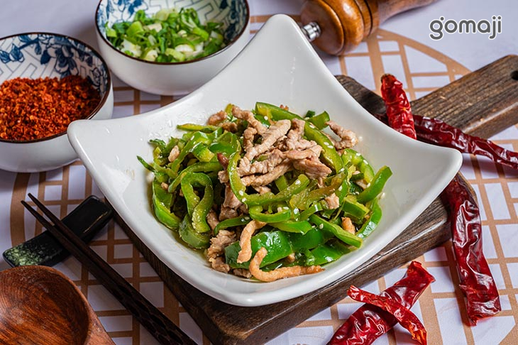 青椒炒肉絲
