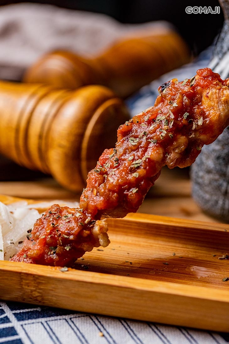 莎莎醬雞肉串