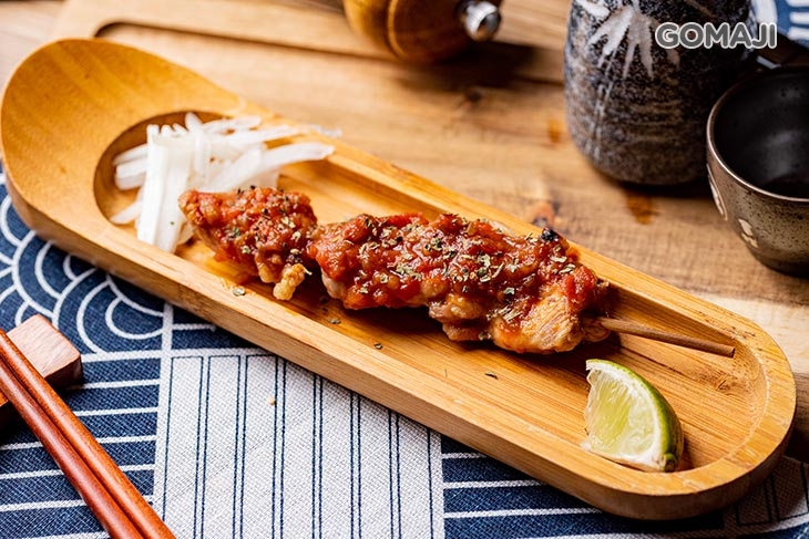 莎莎醬雞肉串