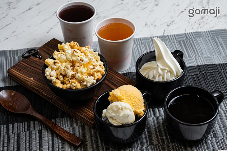 各式甜品、飲料、冰淇淋