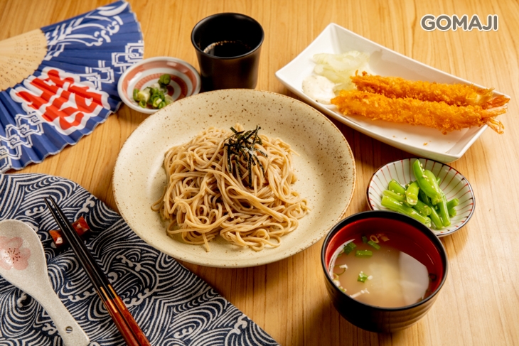 蕎麥冷麵套餐（炸蝦） 