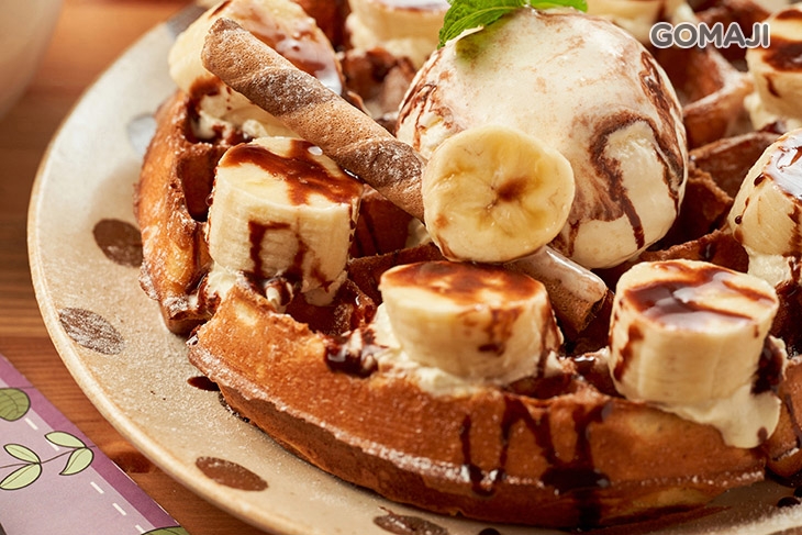 香蕉巧克力鬆餅