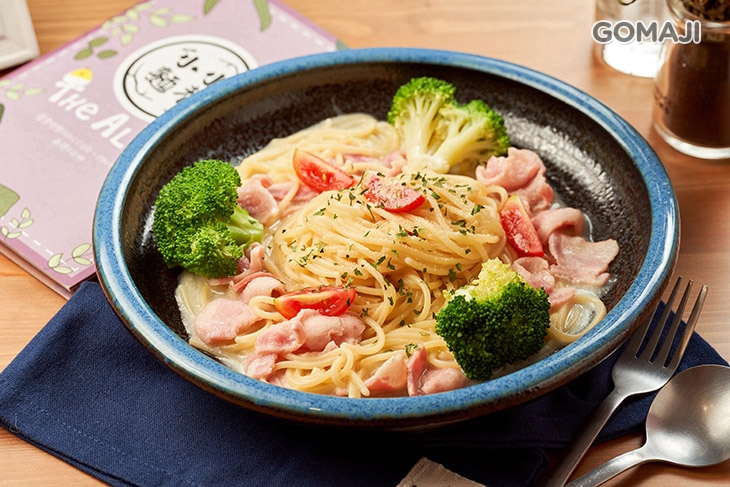 奶油培根義大利麵 