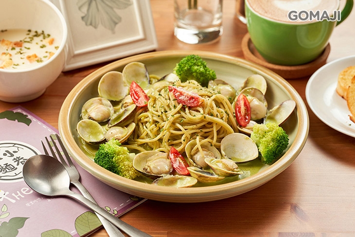 青醬蛤蜊義大利麵 