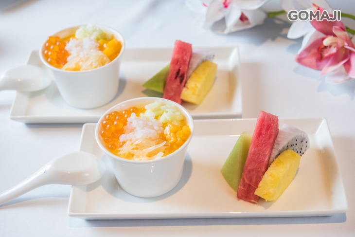 季節水果兩份 + 楊枝甘露兩碗