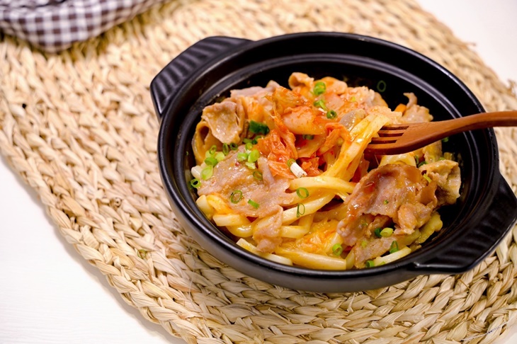 辛泡菜豬肉讚歧烏龍麵