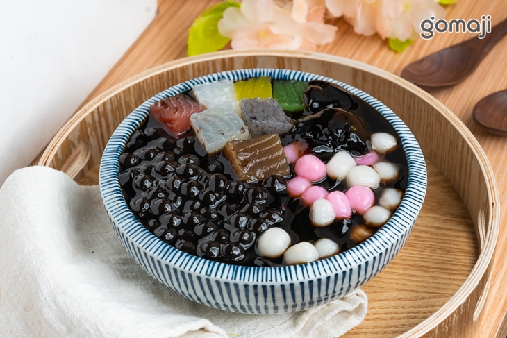 七彩粉粿燒仙草