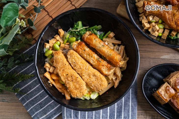 雞柳蝦捲飯
