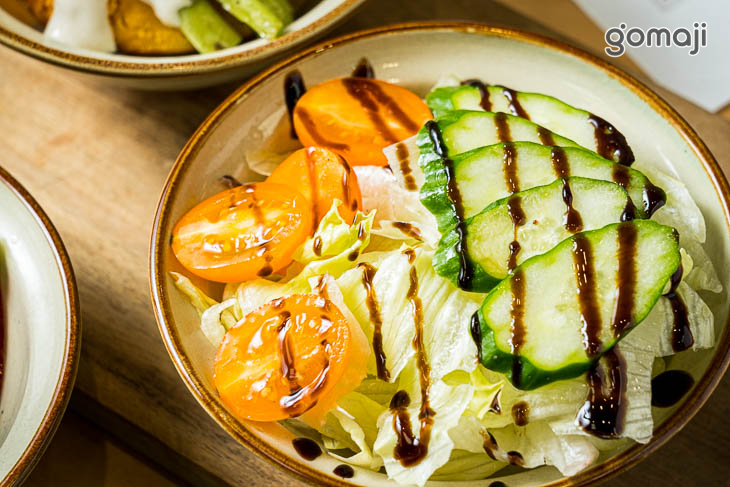 美生菜、小黃瓜、小蕃茄