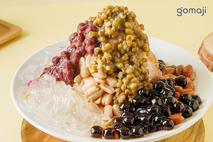 固定料+a:紅豆+花生+綠豆+花豆