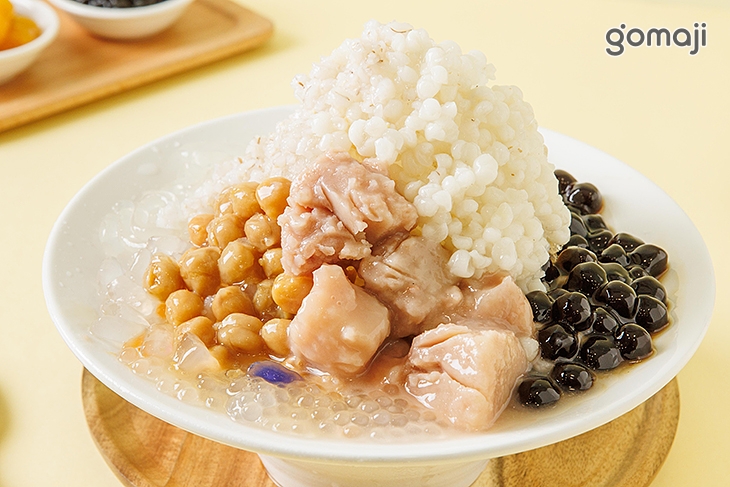 固定料+b:芋頭+雪蓮+麥片+薏仁