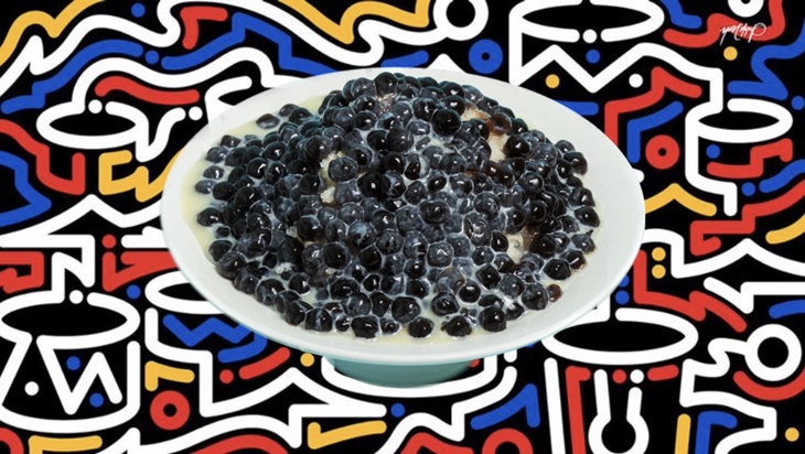 濃香黑糖珍珠牛奶冰