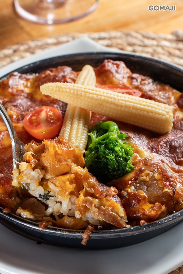 三杯杏鮑菇焗烤