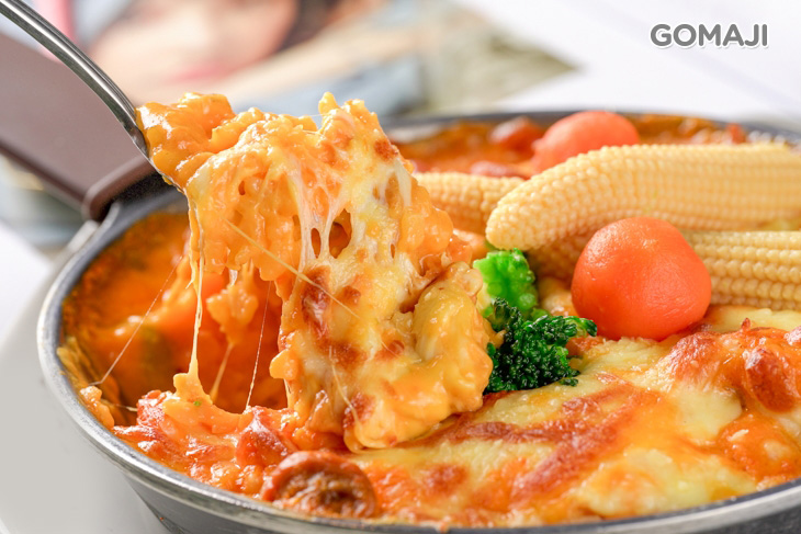 派翠克起司雞肉焗烤+美式咖啡