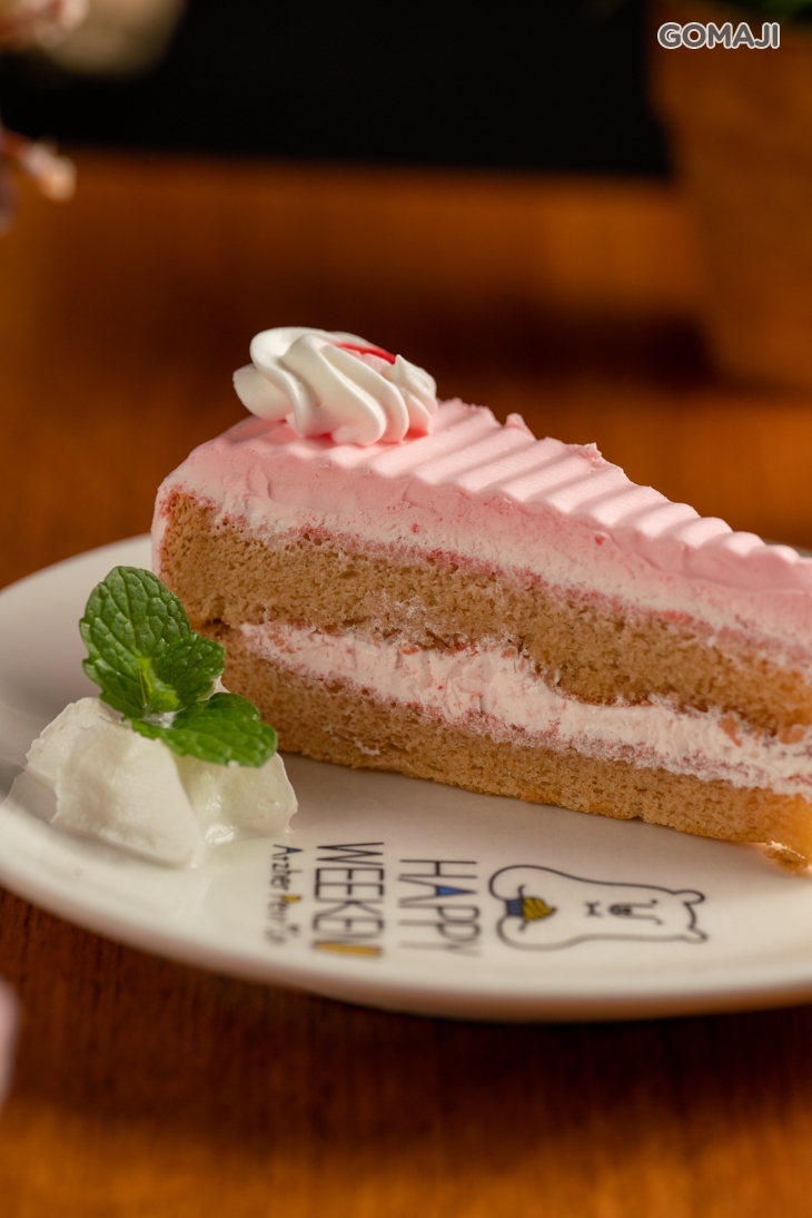 粉紅佳人草莓蛋糕+檸檬美式