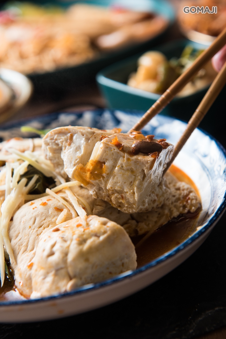 塔香清蒸臭豆腐