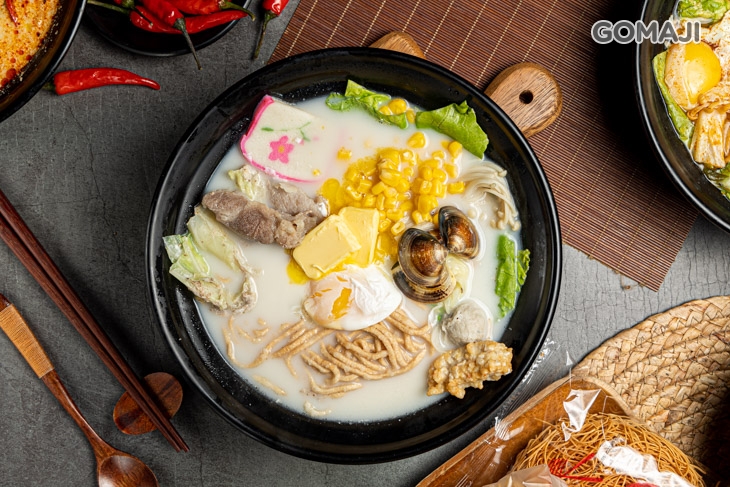 奶油玉米豚肉鍋燒