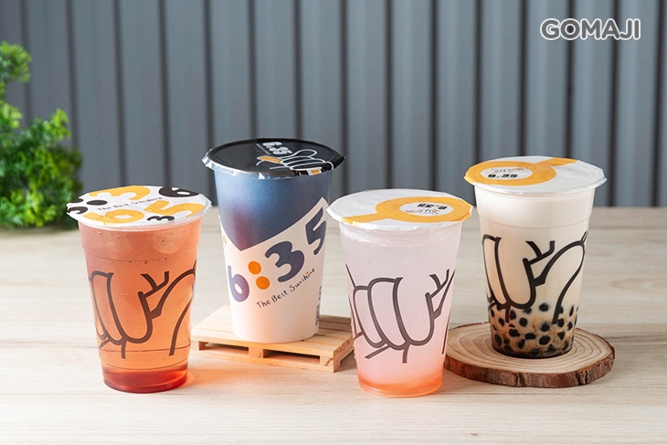 魔幻莓人魚、蜜香熟成紅茶、荔枝玫瑰紅、黑糖珍珠鮮奶