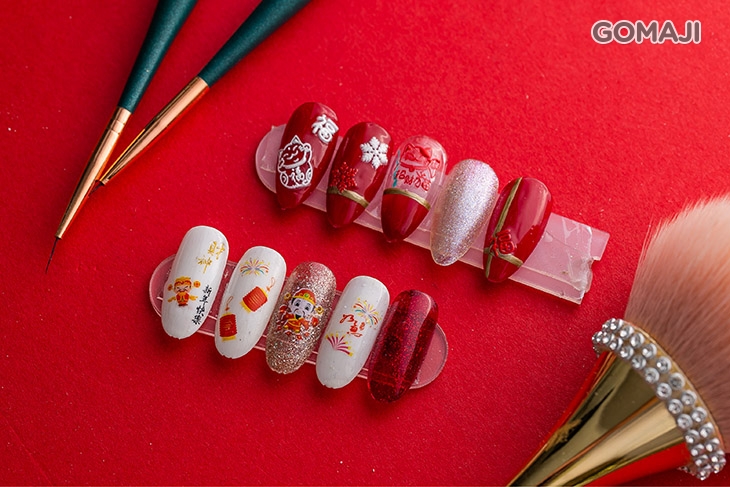 日韓造型繽紛款手部凝膠美甲20款