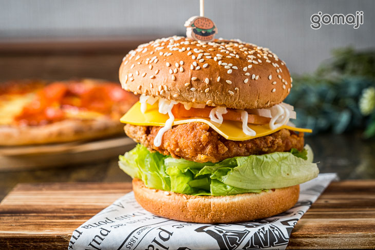 辣味卡啦雞腿美式漢堡