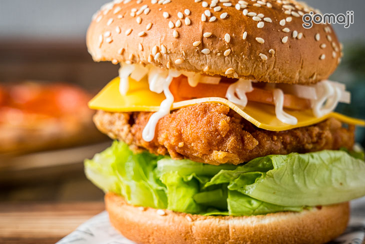 辣味卡啦雞腿美式漢堡