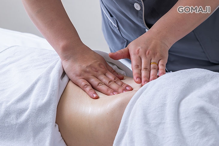 腹部漢方精油筋絡循環按摩