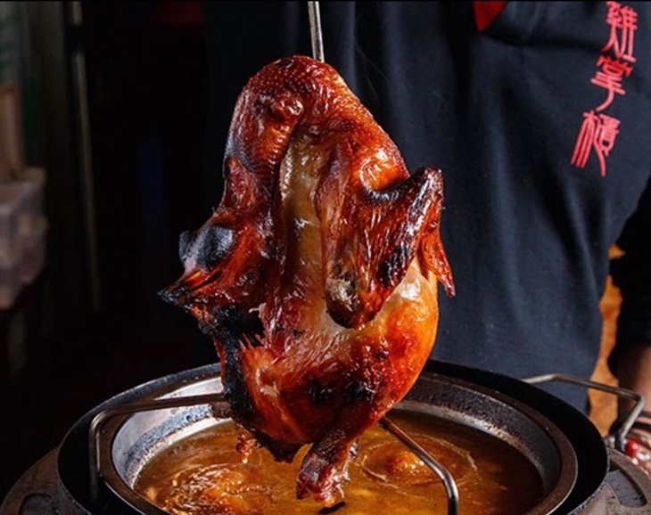 現烤桶仔雞