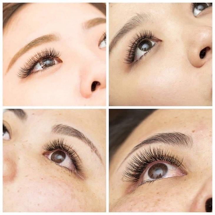 IG女神感必備多層次輕柔眼妝款600根嫁接