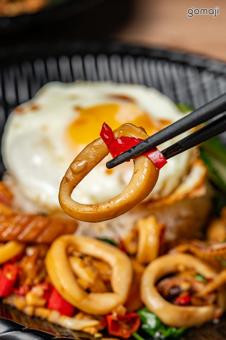 打拋海鮮飯