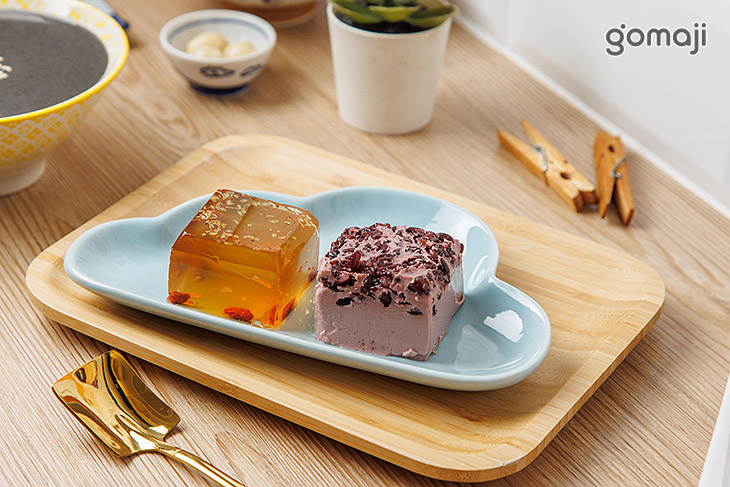 枸杞桂花凍＆椰汁紫米凍