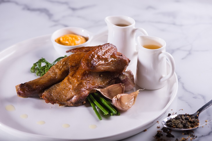 林口龍壽茶燻春雞