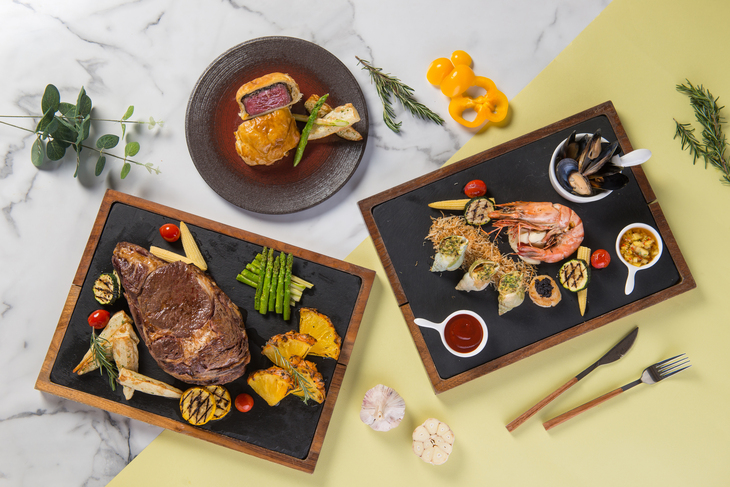 漁夫海鮮集錦附北酸辣醬/鳳梨莎莎醬