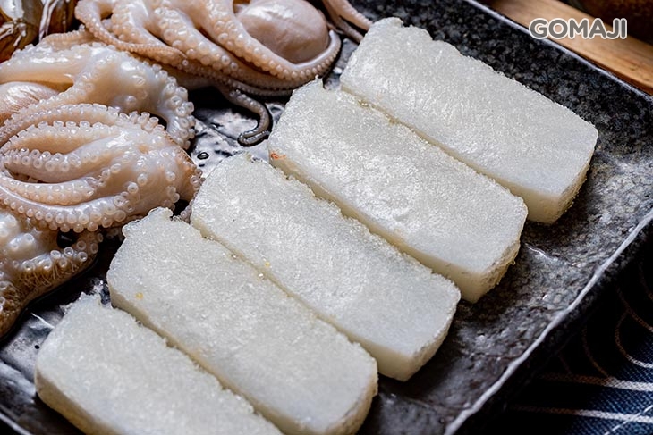 各式新鮮海鮮食材(花枝,小章魚,蝦子)