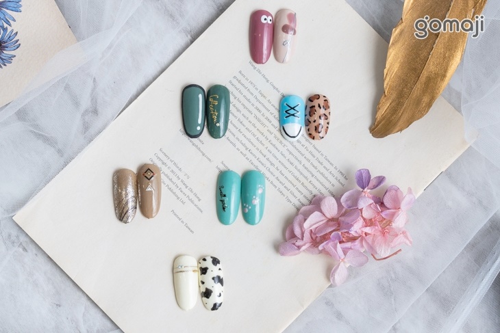 凝膠上色5選1+設計師訂製20款任選2指造型