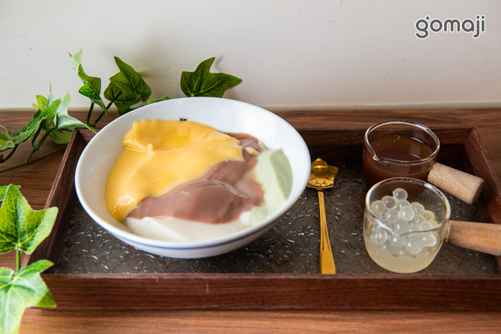 四色布丁豆花