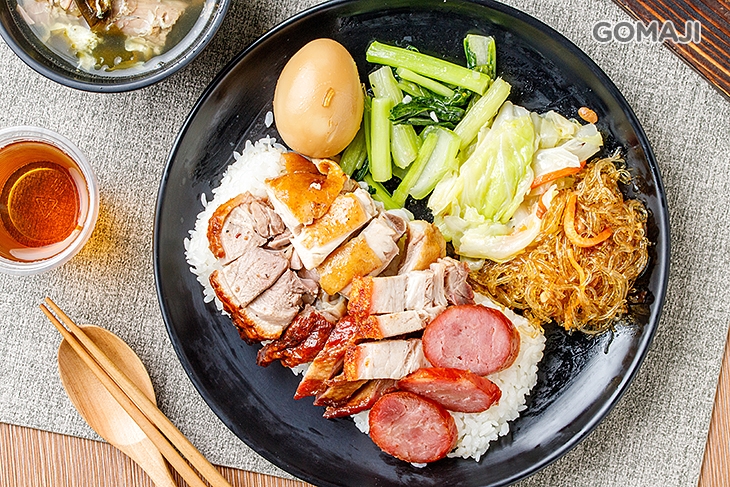 招牌五寶飯一份