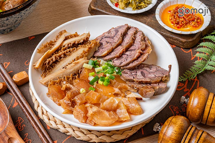 牛腱、牛肚、牛筋滷味拼盤