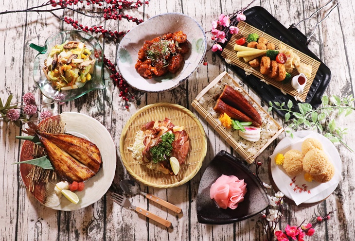 中/西/日外帶四人組合餐一套