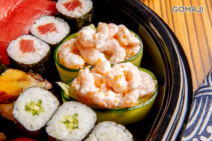 冷水蝦沙拉軍艦壽司