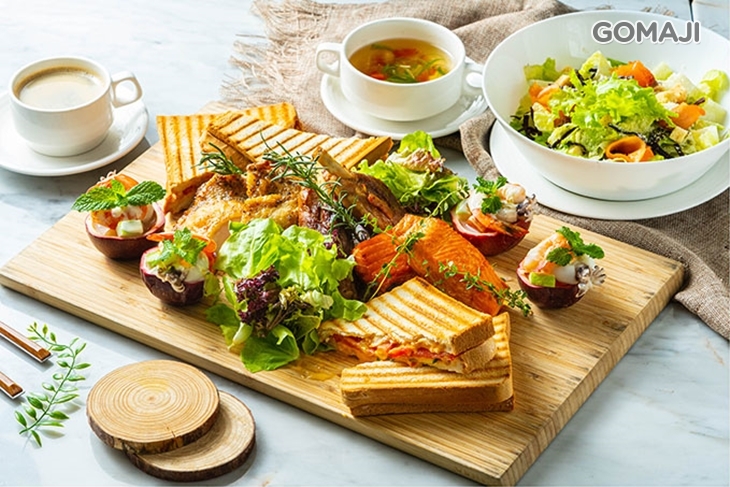 豪華海陸雙人套餐