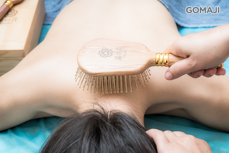 湯の花能量24K魔法梳全身梳體(馬鞍/臀部微笑線/頭部/腿部/肩頸/腹部/手部 任選三)