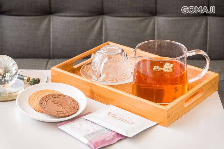 養生花茶+點心小憩